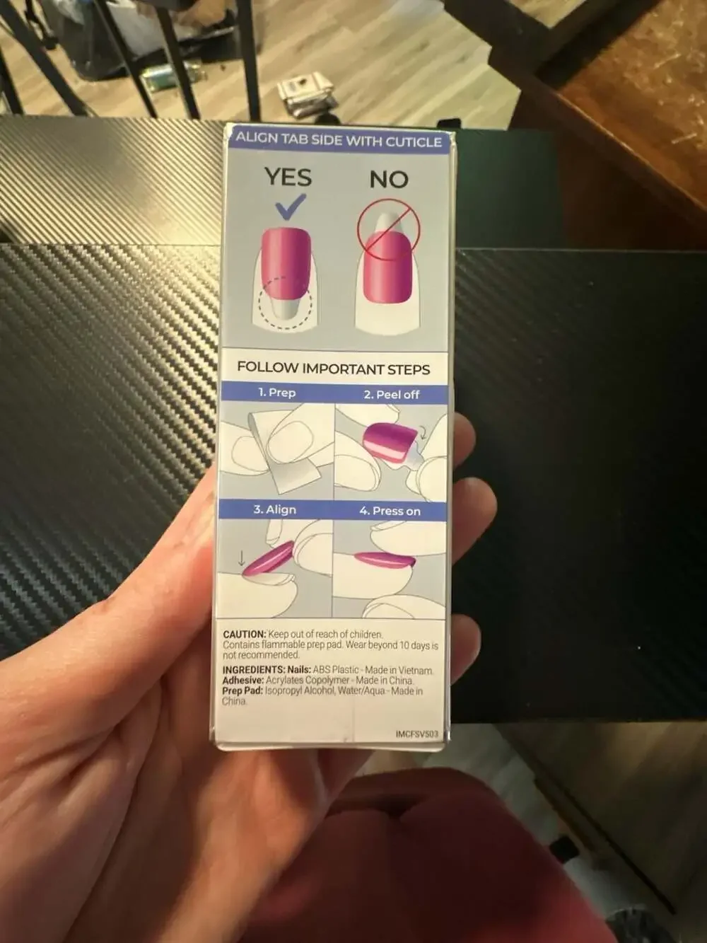 colorFX by imPRESS Press-On Fake Nails Ruby Rush 30ct